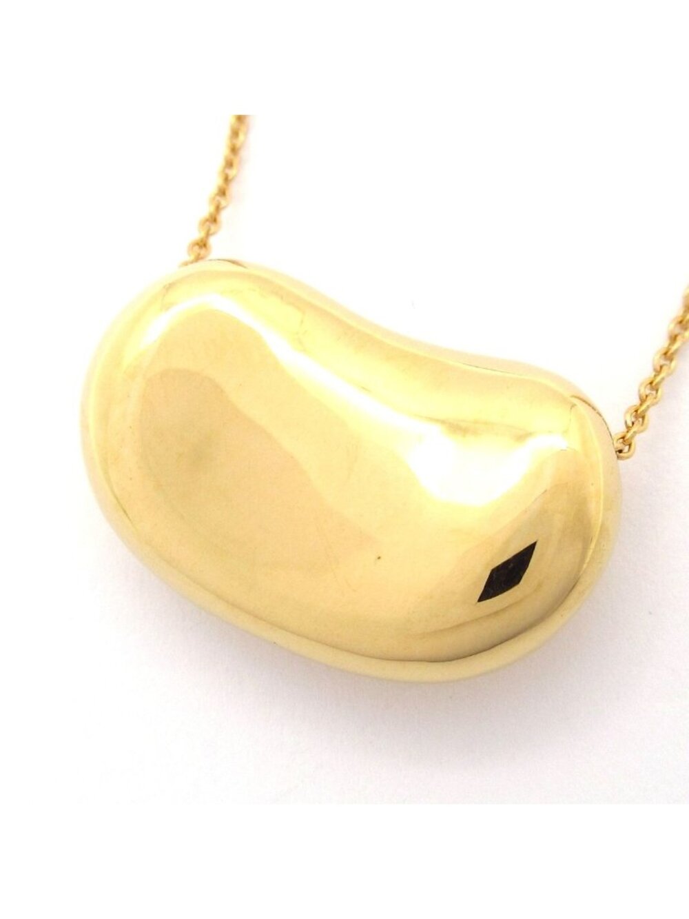 Tiffany & Co Necklace Bean 18K Yellow Gold